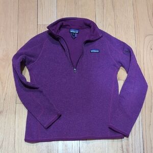 Patagonia Women's Magenta Purple Quarter Zip